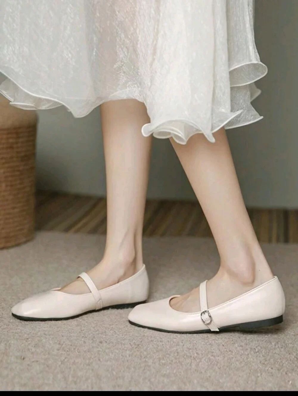 BRAND NEW INDIGO RD SQUARE TOE WOMEN'S MARY JANE FLATS with BUCKLE STRAP
